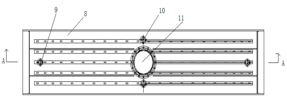 A kind of molten steel jacket at the top feeding place of oxygen-enriched side-blowing furnace