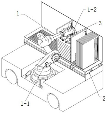 AGV device suitable for picking flexible items