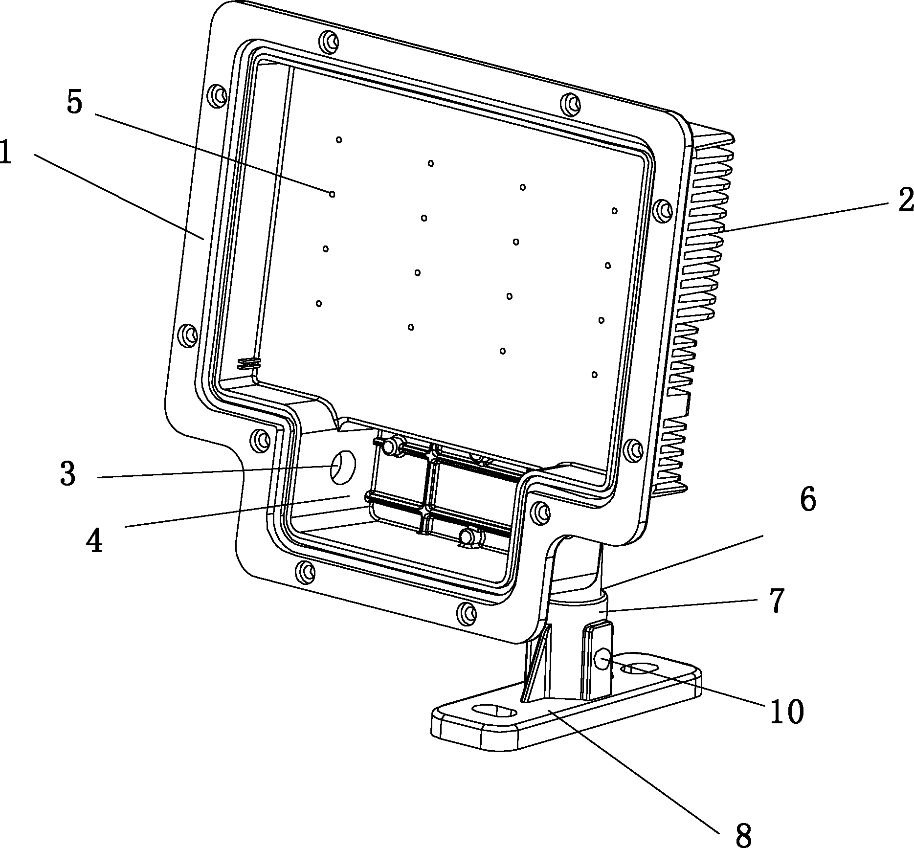 Intelligent traffic LED flash lamp and circuit thereof