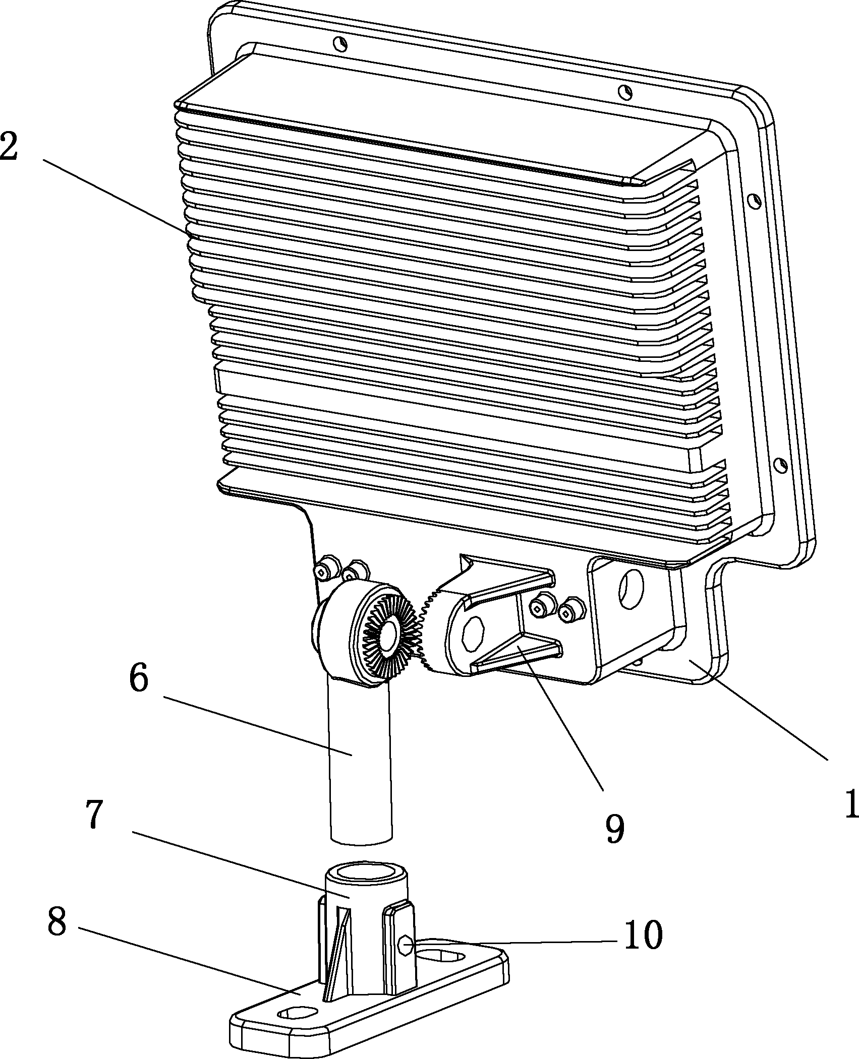 Intelligent traffic LED flash lamp and circuit thereof