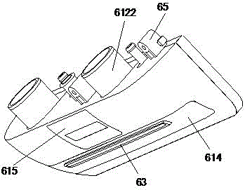 Detergent box, automatic washing machine with detergent box, and water intake method for same