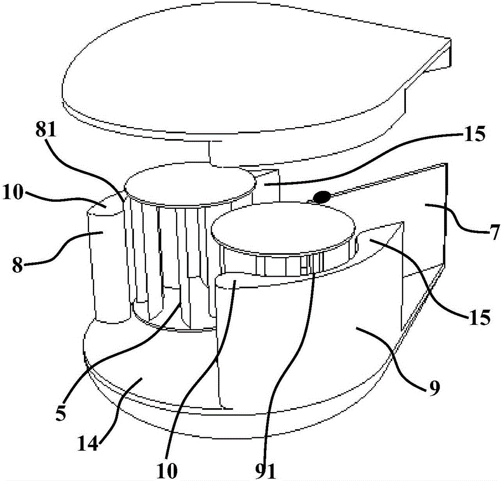 General power generation device using seawater tidal energy