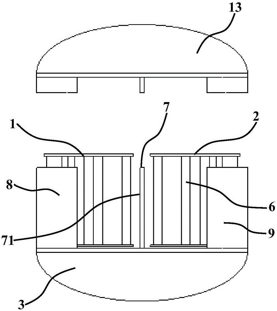 General power generation device using seawater tidal energy