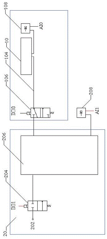 Flexible packaging article airtightness detection device and detection method