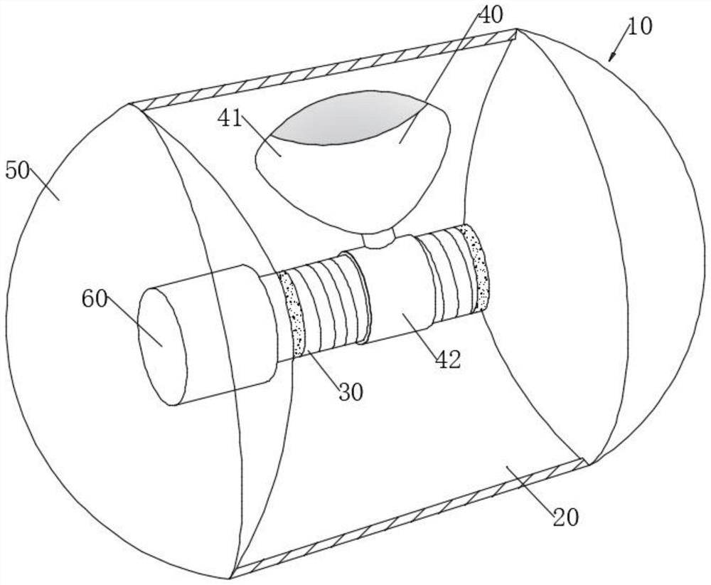 Capsule gastroscope and power supply screw mechanism thereof