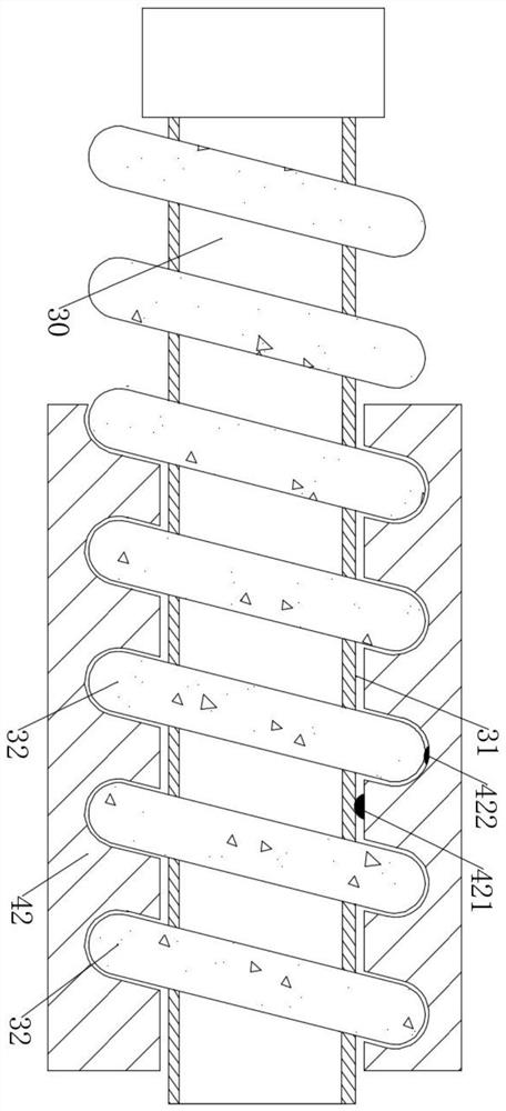 Capsule gastroscope and power supply screw mechanism thereof