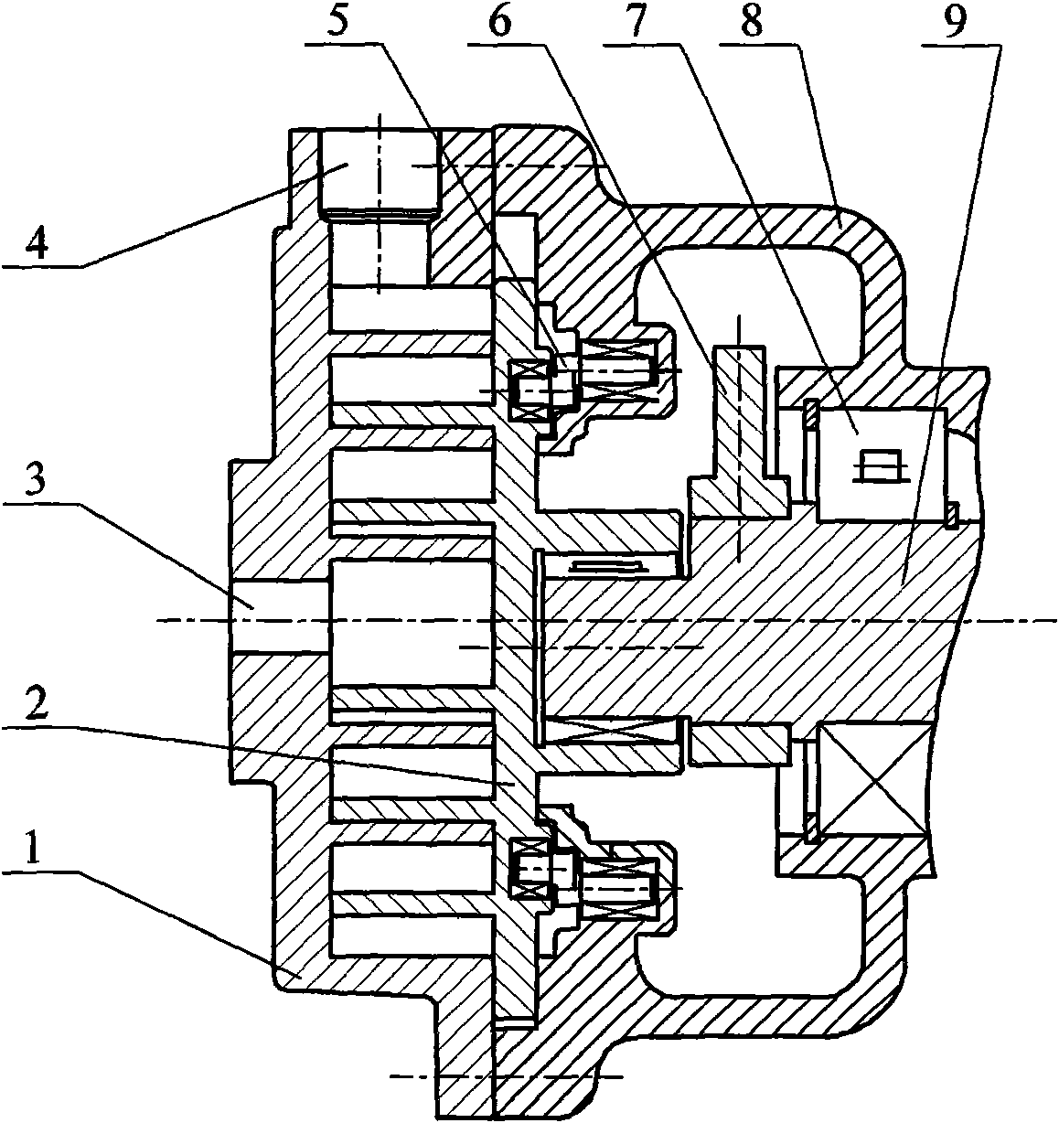 Scroll gas-liquid multiphase mixing transmission pump