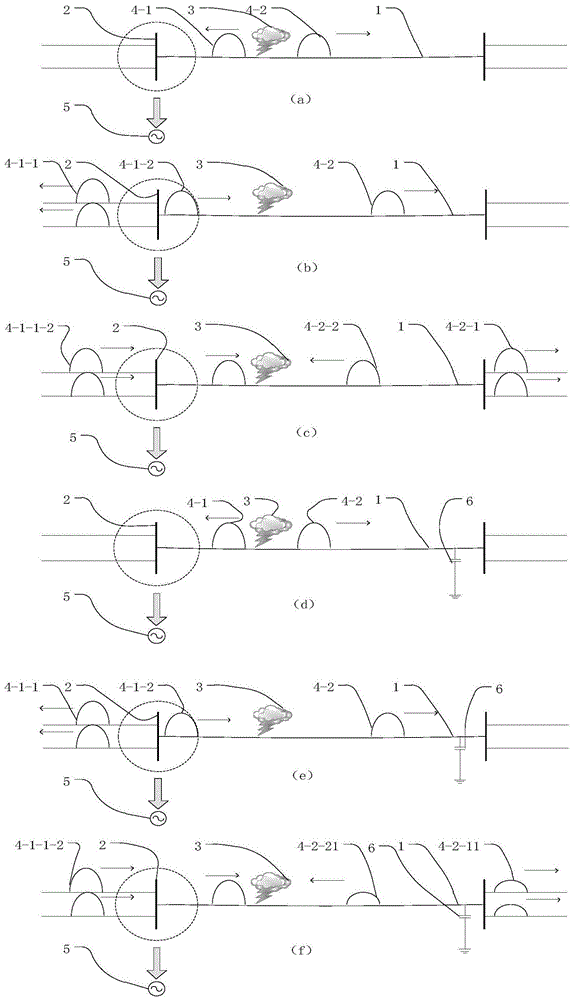 A single-ended traveling wave fault location method