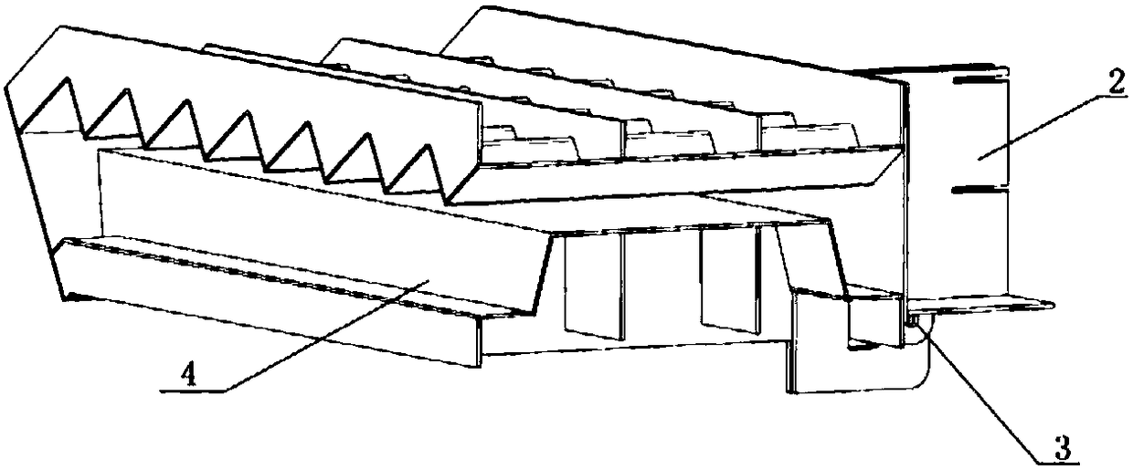 A prefabricated concrete staircase mold and its manufacturing method