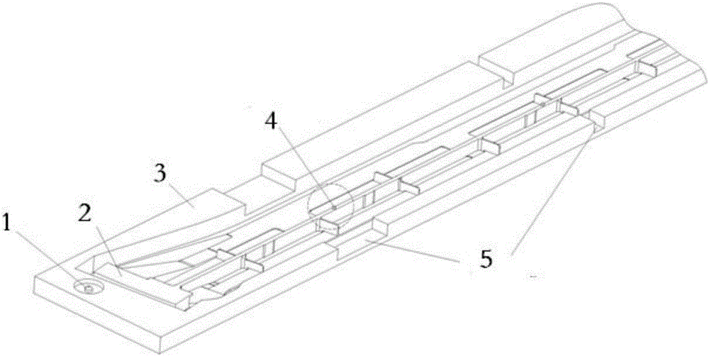 Numerical-control processing method for aircraft wall plate part with complex structure