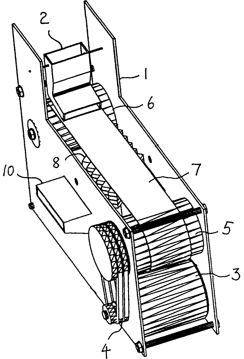 Electromagnetic damping effect classifier of non-magnetic material