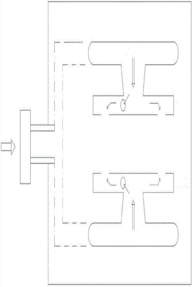 Double-cavity automatic casting and welding mold and its lead supply system