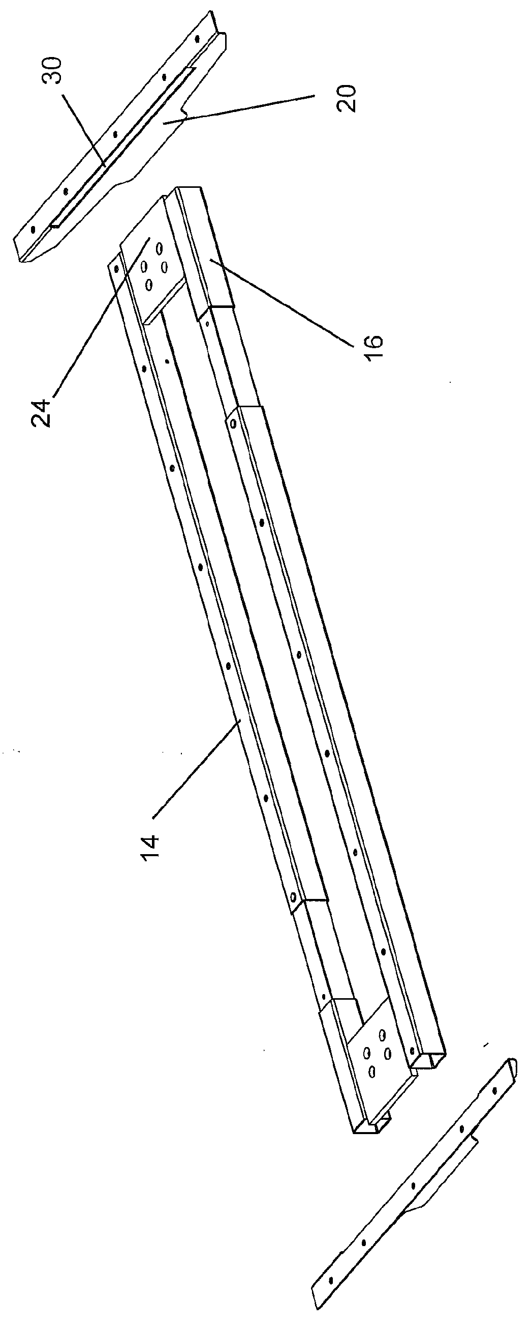 Frame for a table or desk