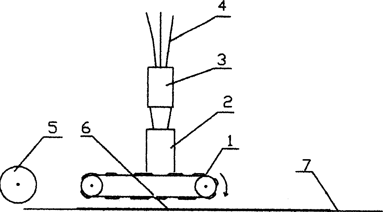 Random distributing equipment and method for ceramic forming