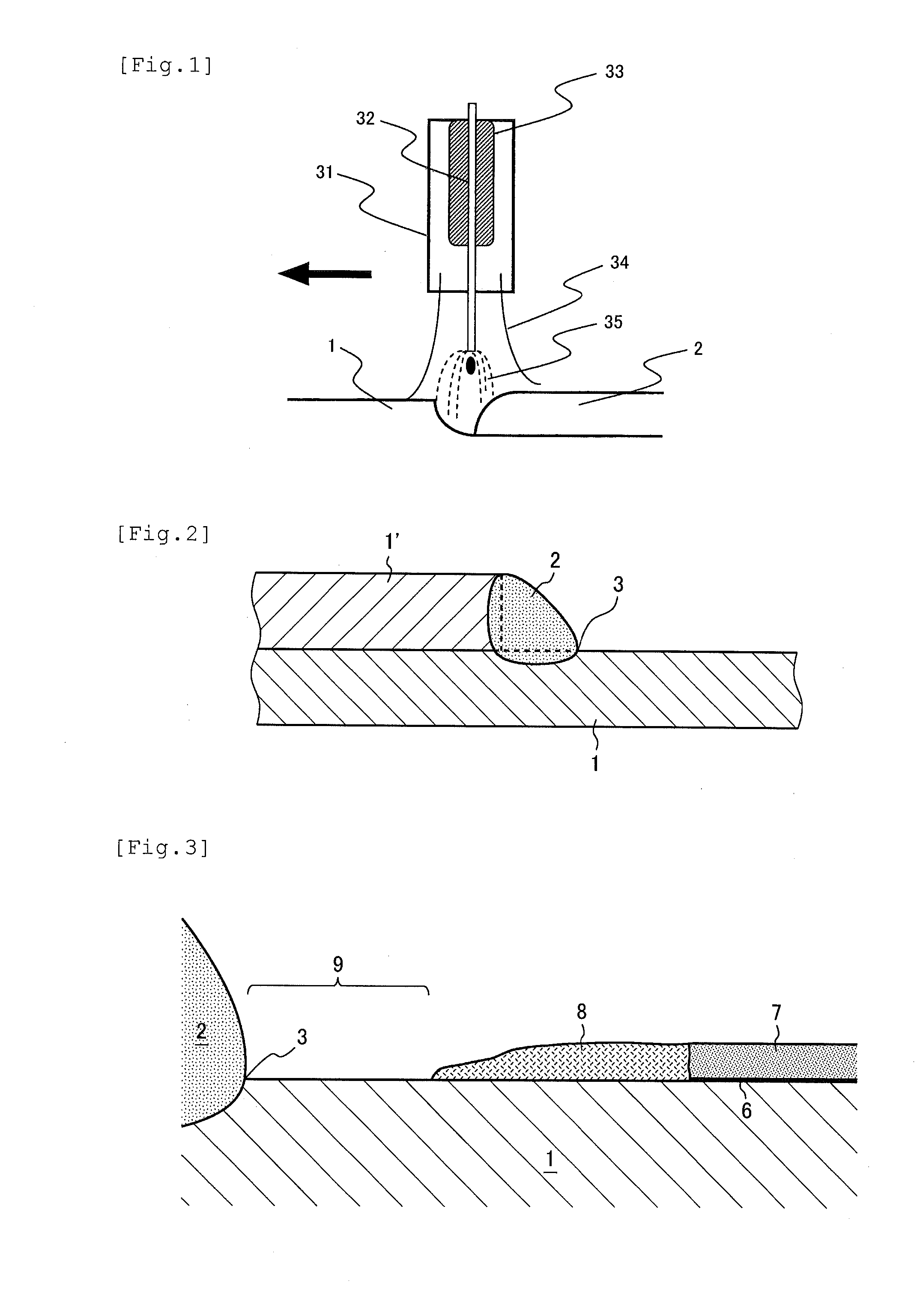 METHOD FOR PRODUCING ARC-WELDED Zn-Al-Mg ALLOY COATED STEEL PLATE STRUCTURAL MEMBER