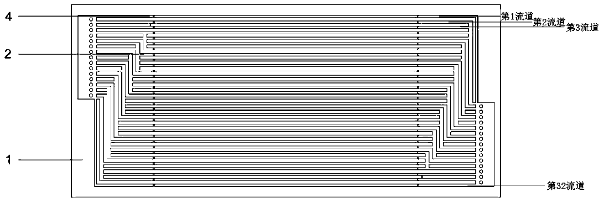 Pressure drop and flow uniformity monitoring system of PEMFC flow field plate