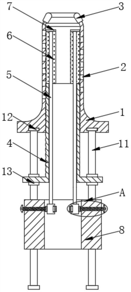 Clinical postoperative analgesia and hemostasis device for anorectal department