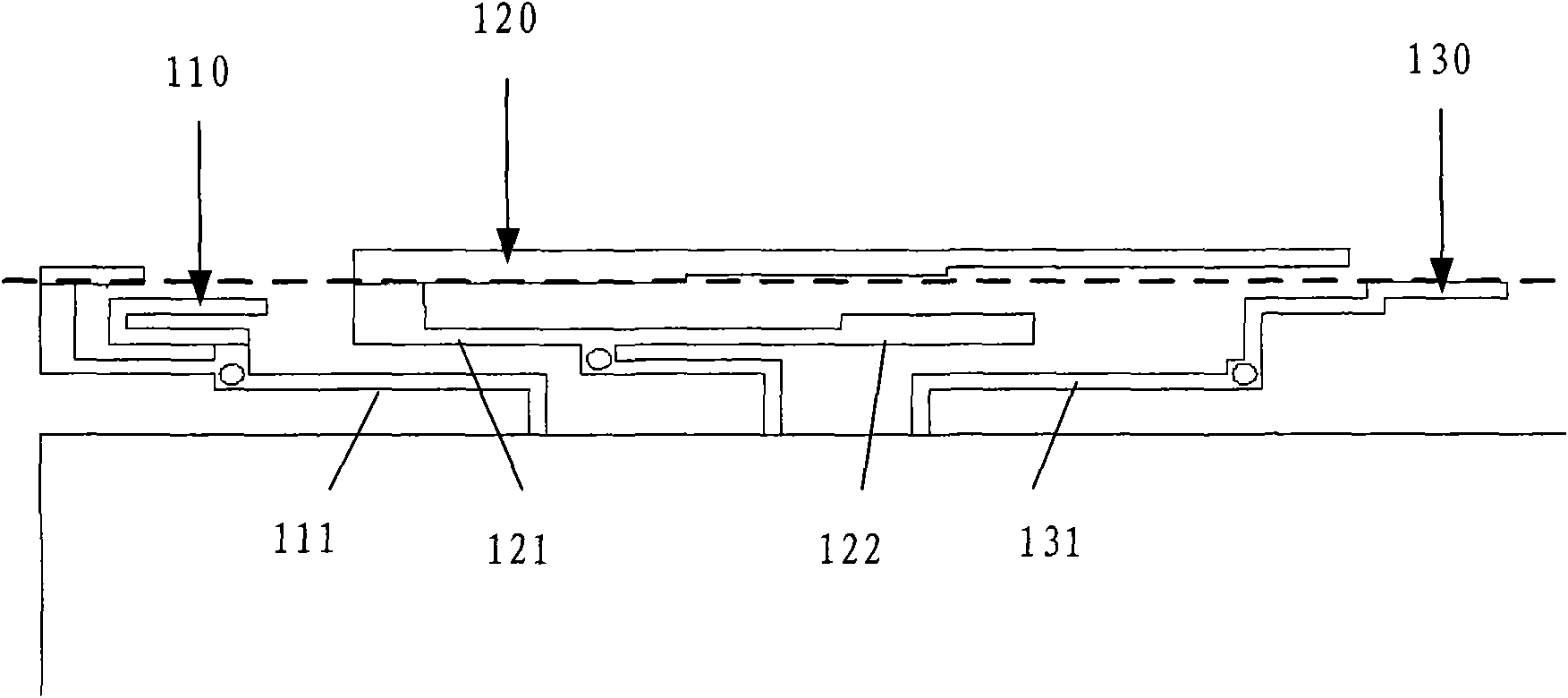 Miniature antenna of laptop and mobile electric apparatus