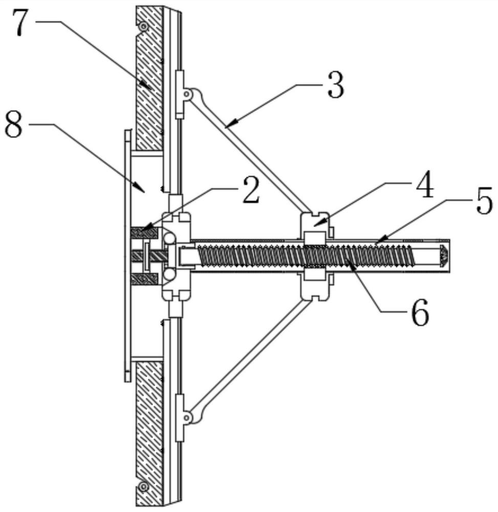 Environment-friendly device for uniformly spraying paint on automobile parts in all directions