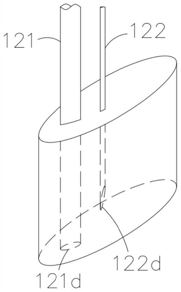 An oil return structure and its ascending steam return standpipe oil return device