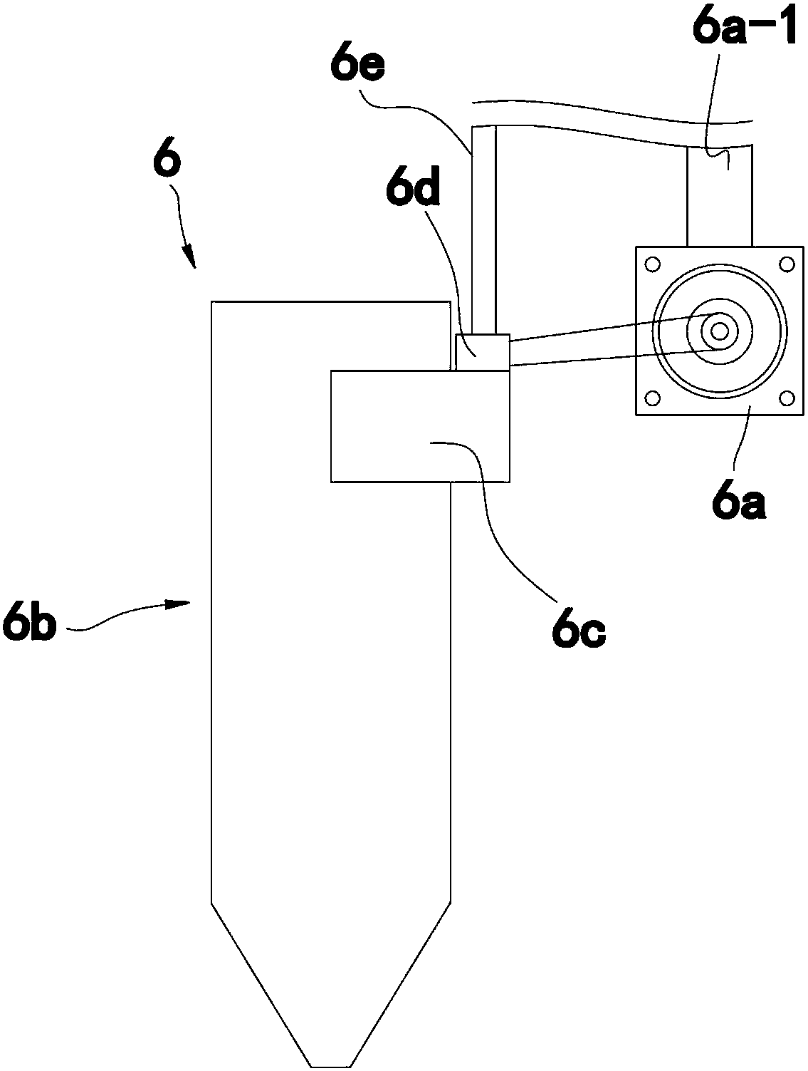 Bambusa oldhami planting device