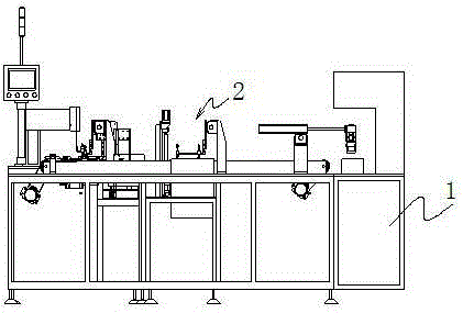 Welding mechanism for crystal oscillator foot welding forming