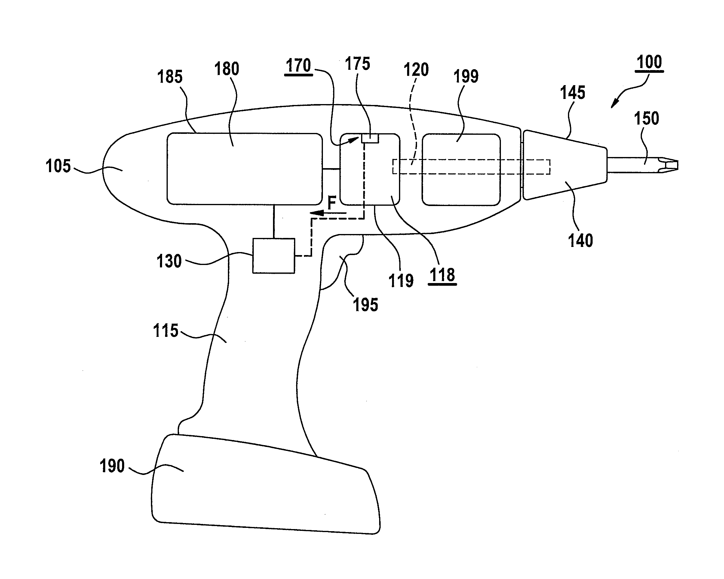 Handheld power tool having a planetary gear