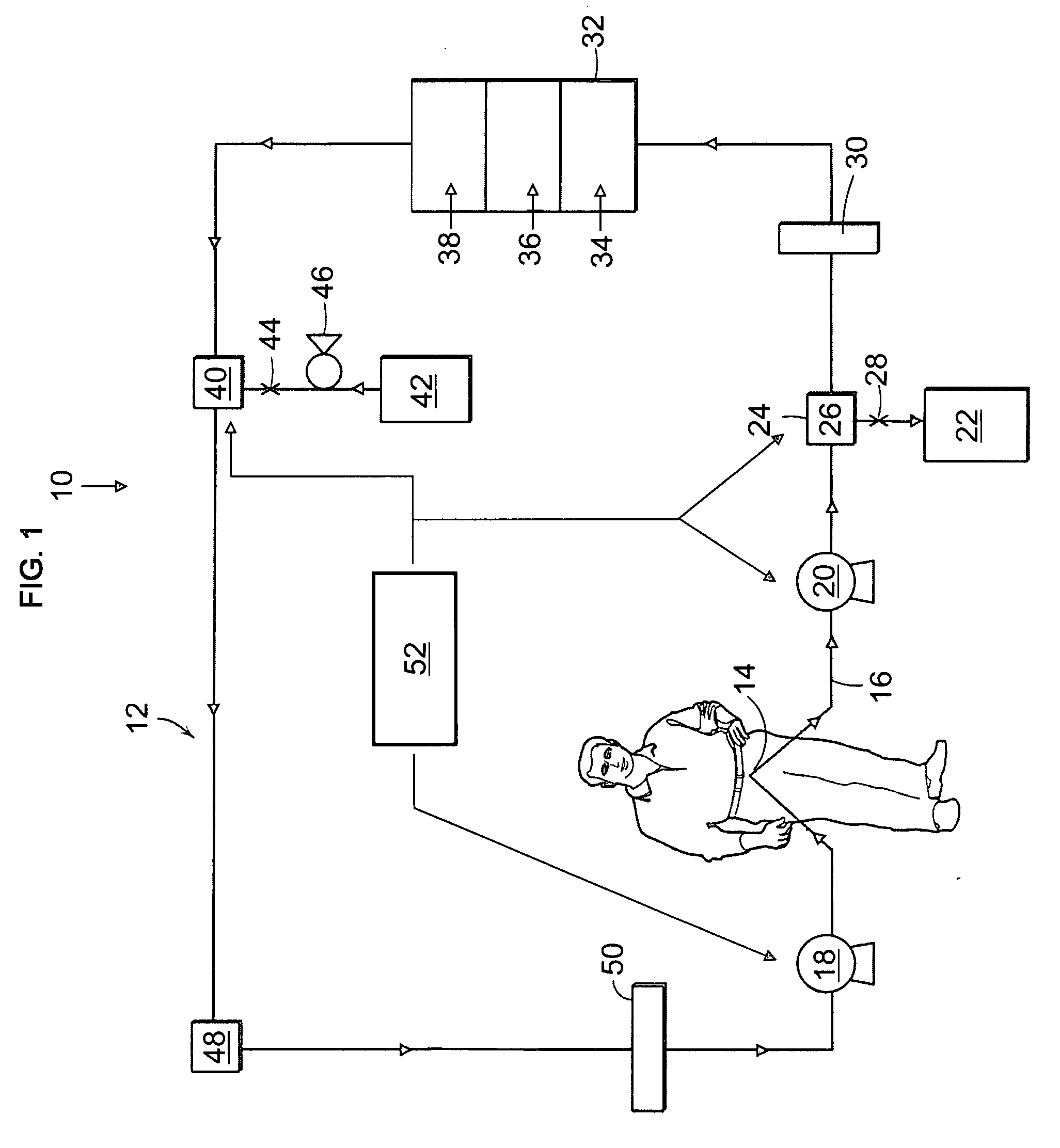 Artificial kidney dialysis system