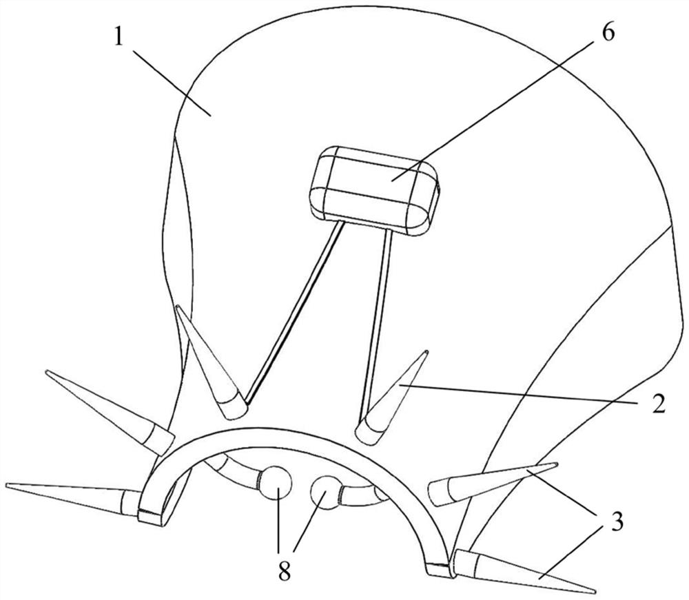 A calf weaning mask