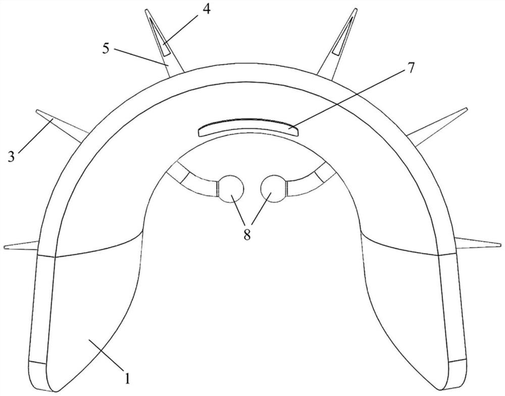 A calf weaning mask