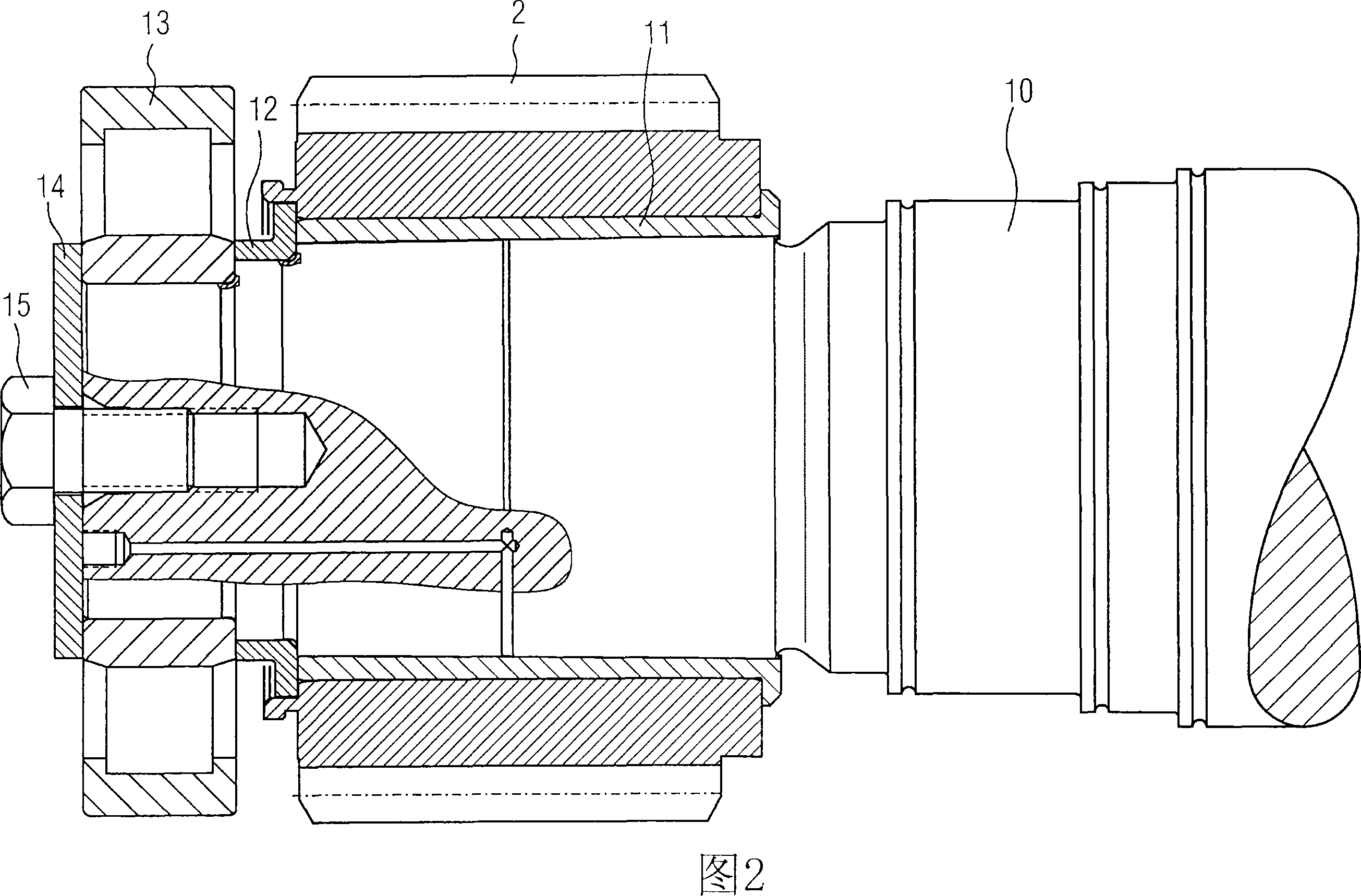 Friction clutch for at least one running wheel of a track-bound traction vehicle