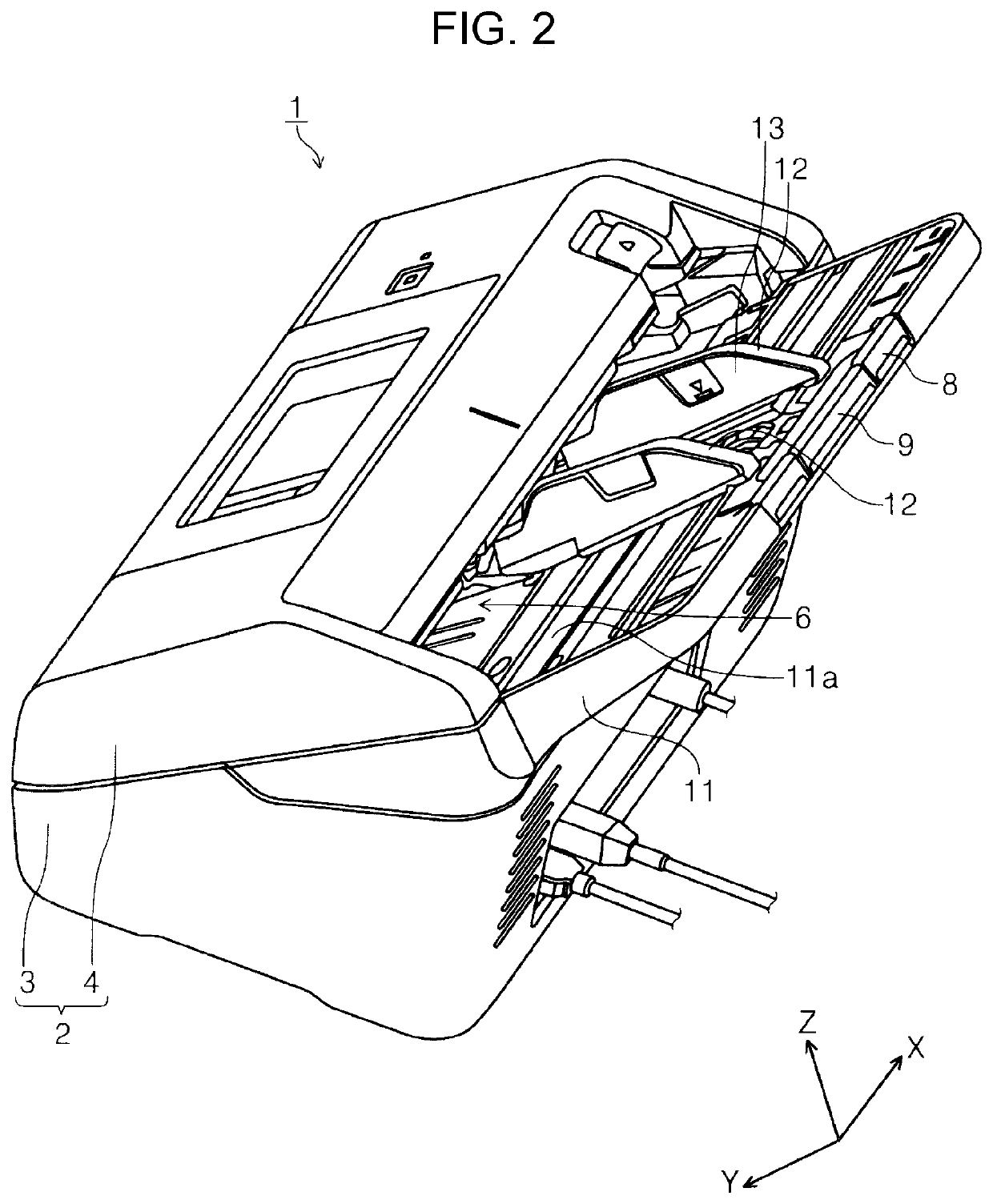 Multifeed detection device and image reading apparatus