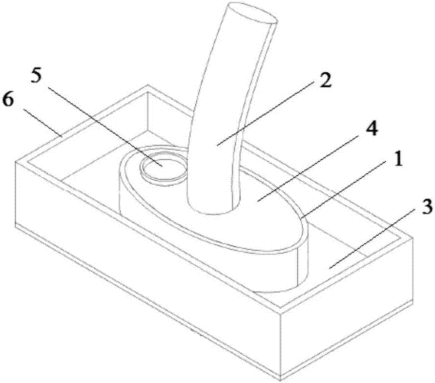 Sealed fixing structure of vehicle leading up wire and sealed fixing method thereof