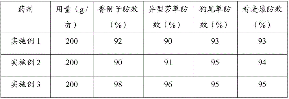 Weeding composition and application thereof