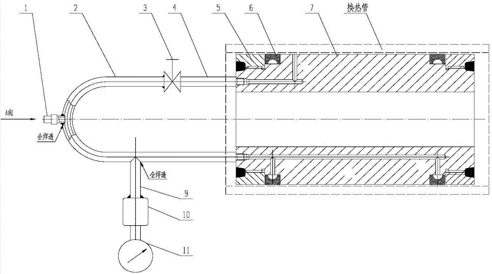 Hydraulic expanded connection tool