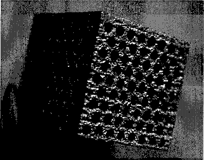 Preparation method of polyporous material for biological medicine tissue engineering scaffold