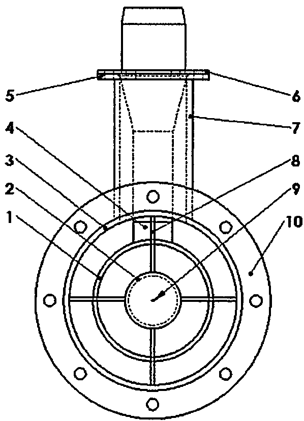 A near sound field ultrasonic reactor