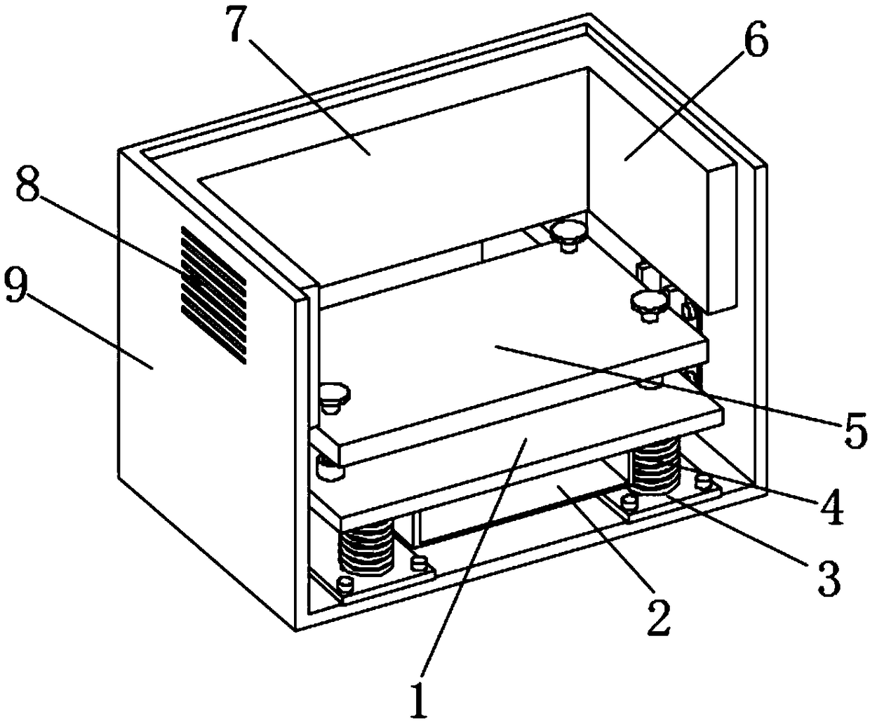 Convenient-to-install water-cooling computer radiator