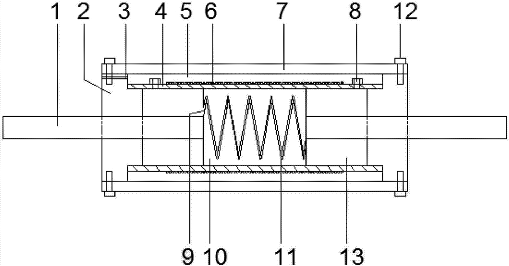 Spiral hole way magnetorheological mud damper