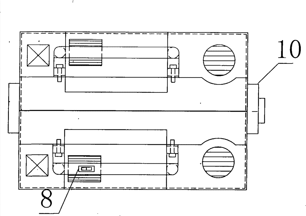 Dual-power mechanically-balanced notching and cutting method and multifunctional notching machine