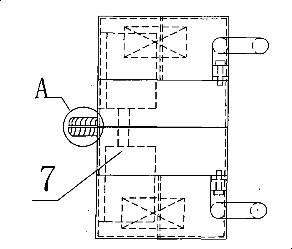 Dual-power mechanically-balanced notching and cutting method and multifunctional notching machine