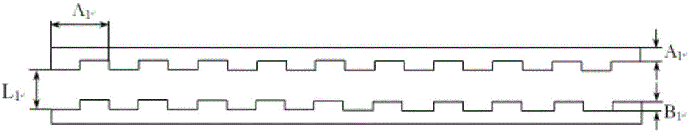 Composite waveguiding structure broadband unidirectional silencer