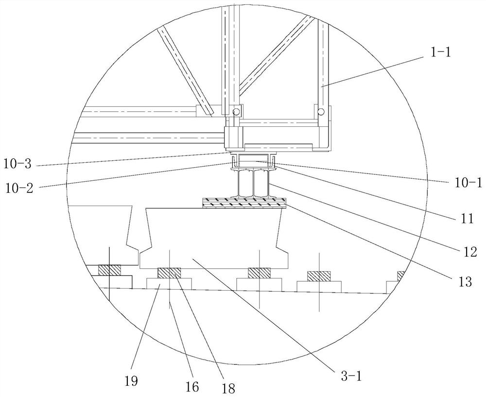 A kind of reconstruction construction method of box arch bridge