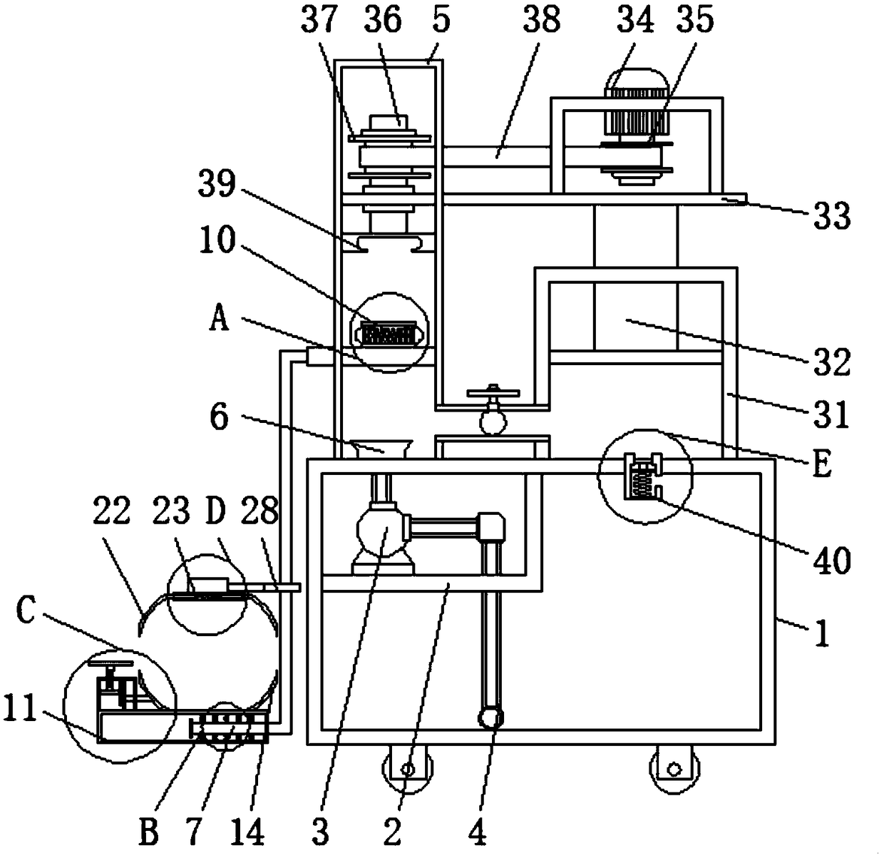 Steel centralizing device for building materials