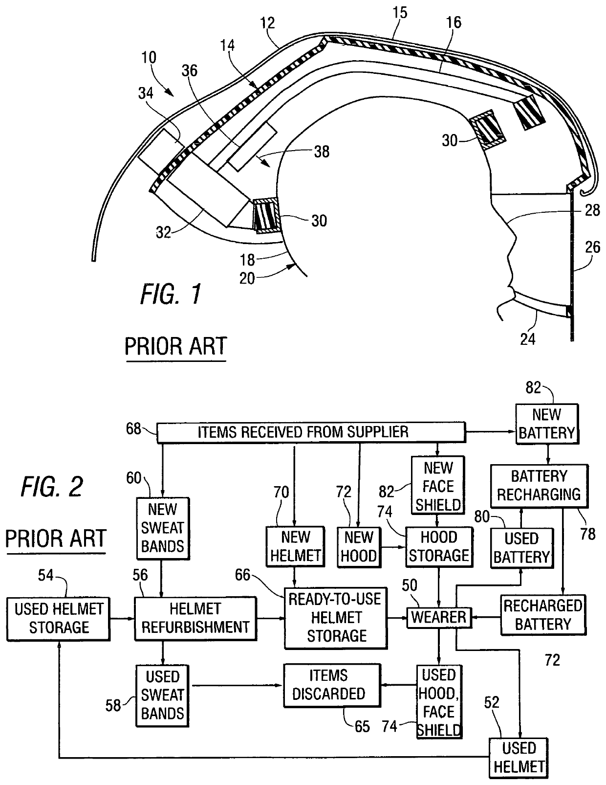 Helmet/Hood assembly structure and method to prepare for use