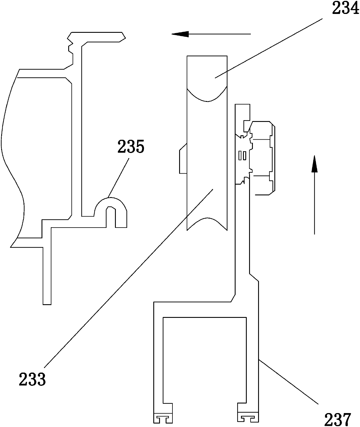 Sliding-type automatic door with urgent evacuation function