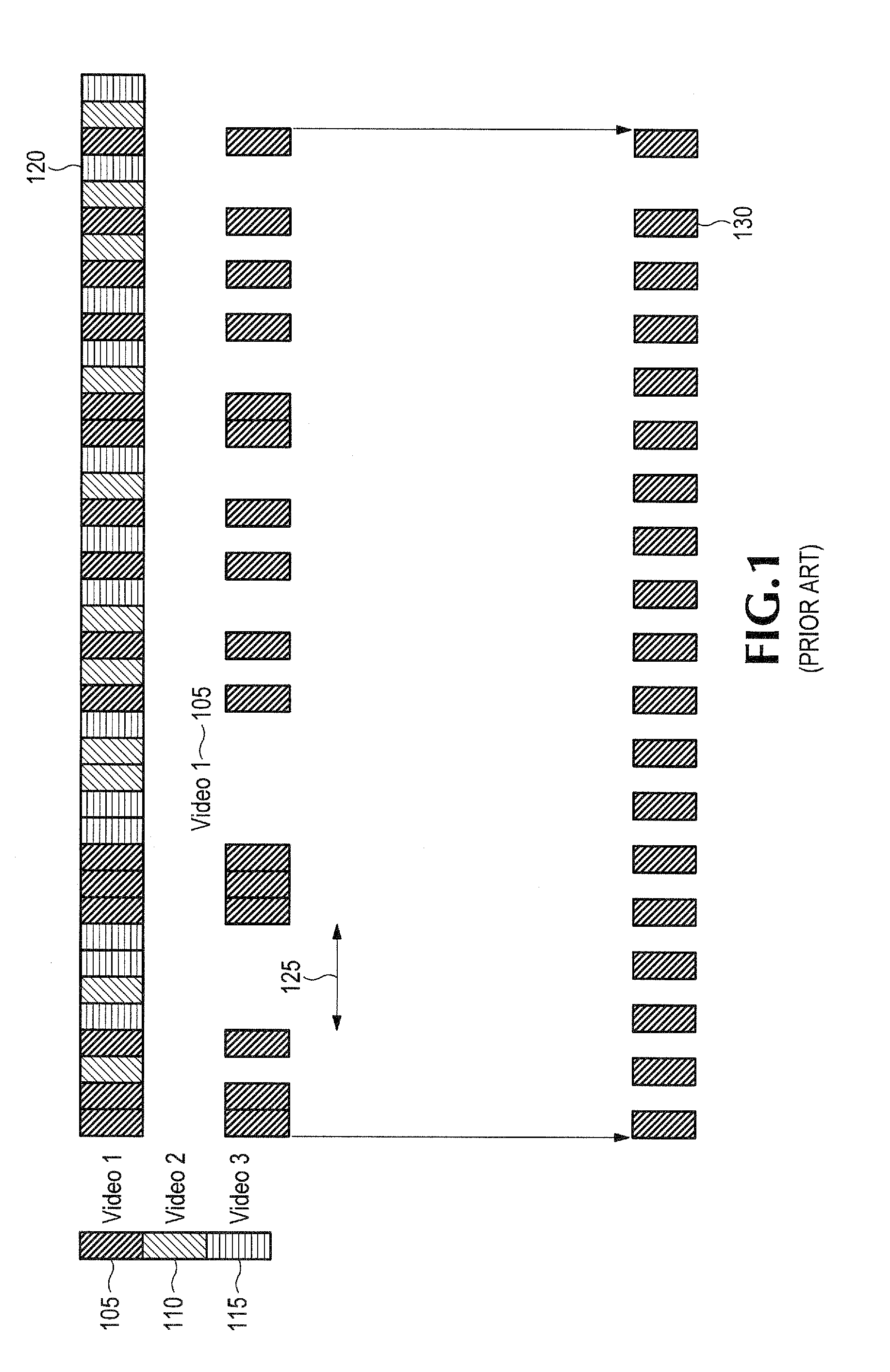 Packet schedule timestamp for a compressed bitstream