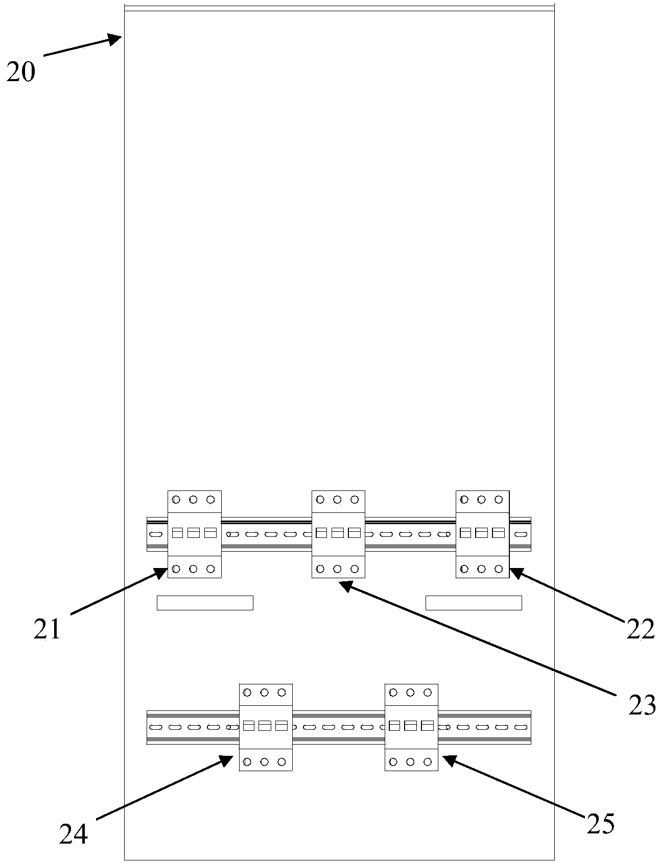 Switching device for achieving switching control over multiple power systems