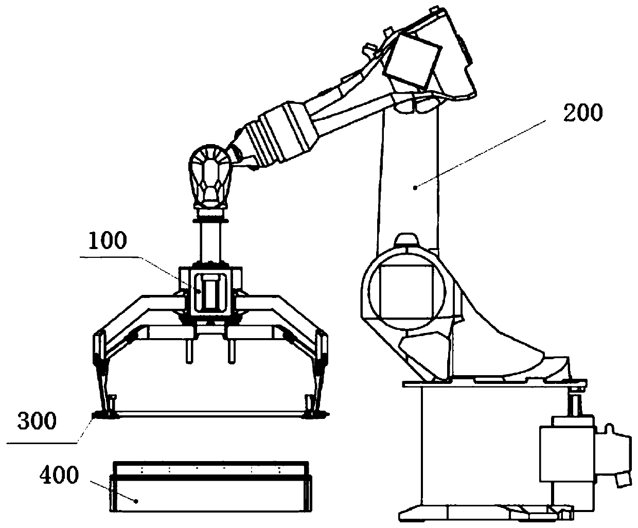 Disassembling and assembling device of corner clamping plate positioning and tensioning device