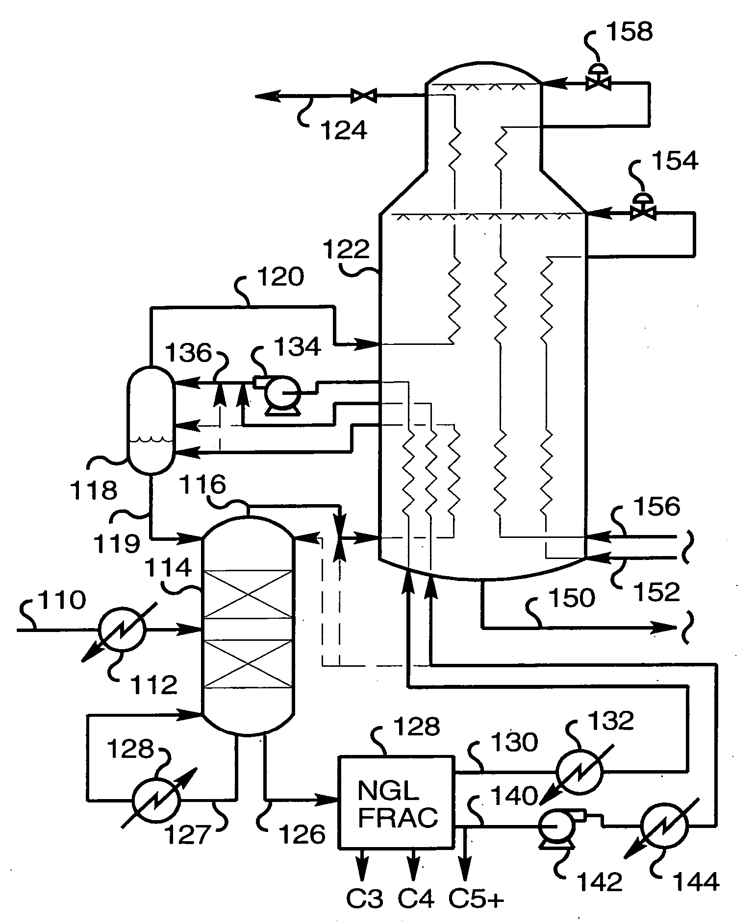 Integrated NGL recovery and liquefied natural gas production